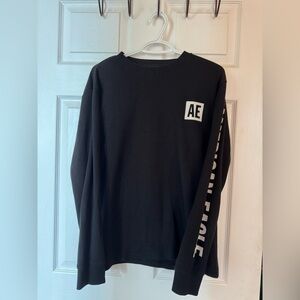 American Eagle Outfitters Black Super Soft Shirt